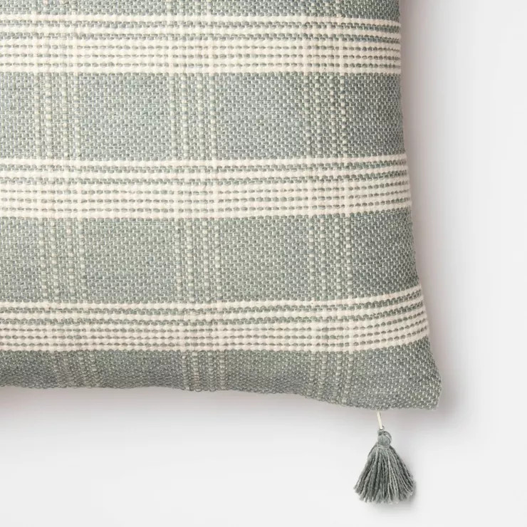 Woven Plaid Throw Pillow with Tassel Zipper - Threshold™ designed with Studio McGee | Target
