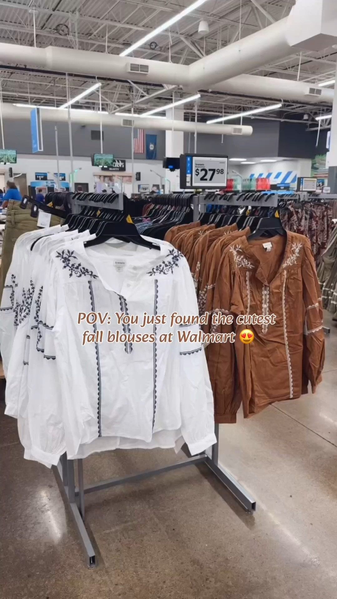 Walmart✨ blouses under $30! 😍🍂🍁

Pair it with wide-leg denim and sandals for an easy everyday look, or dress it up with tailored trousers and mules for work or a night out. #walmart #walmartstyle @Walmart

#LTKWorkwear #LTKOver40 #LTKSeasonal