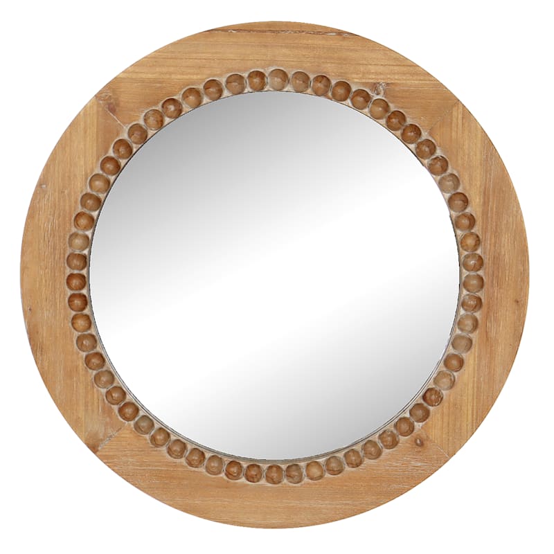 24D Wood Framed Wall Mirror | At Home