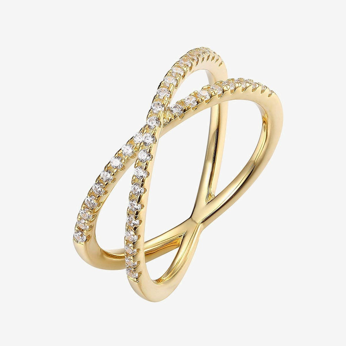 Juliet Ring | Pavoi Jewelry | Crisscross Fashion Ring | PAVOI