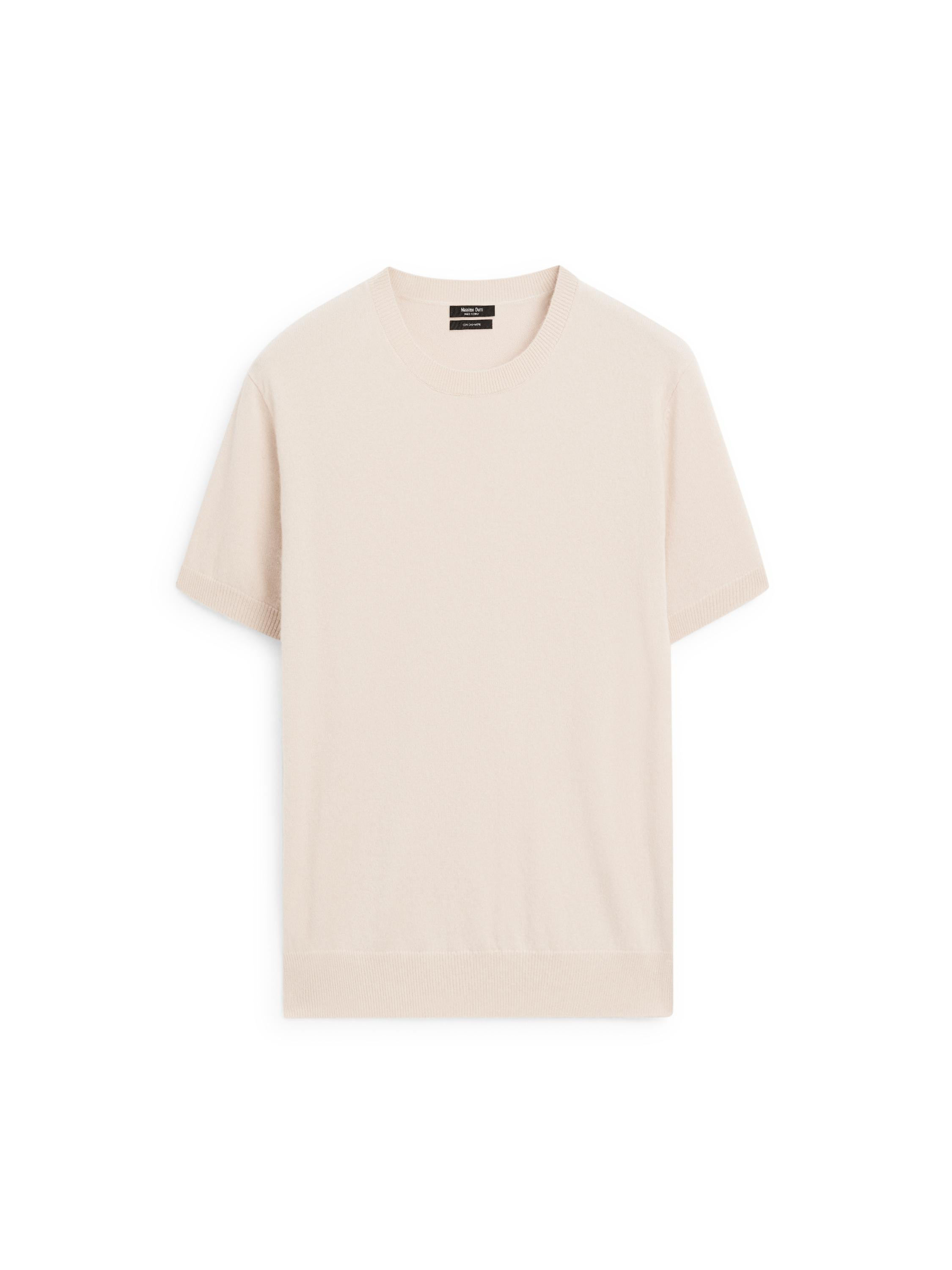 Knit 100% cashmere crew neck sweater | Massimo Dutti UK