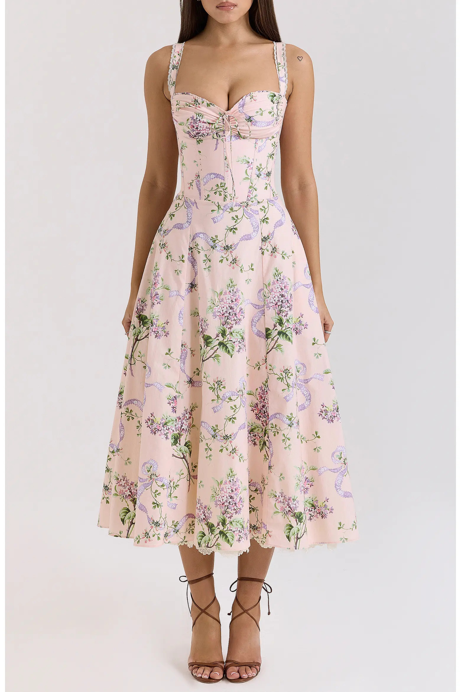 Rosalee Floral Stretch Cotton Petticoat Dress (Women) | Nordstrom | Nordstrom