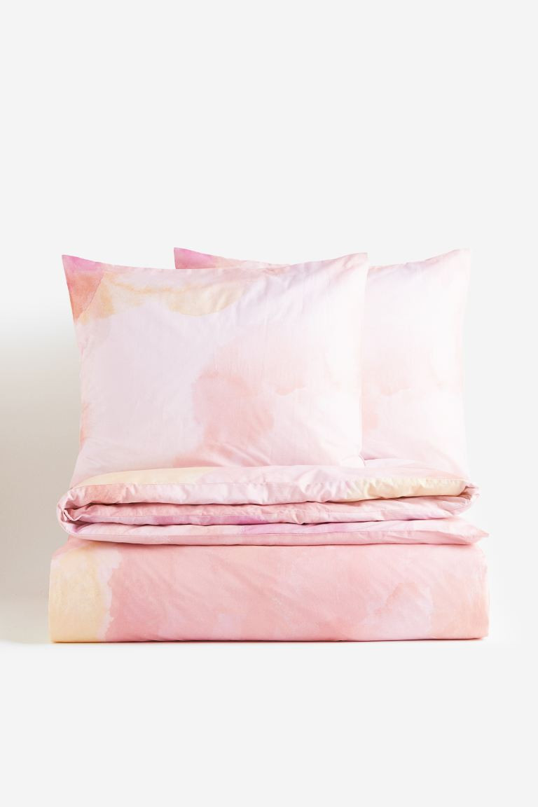 Patterned double/king size duvet cover set | H&M (UK, MY, IN, SG, PH, TW, HK)