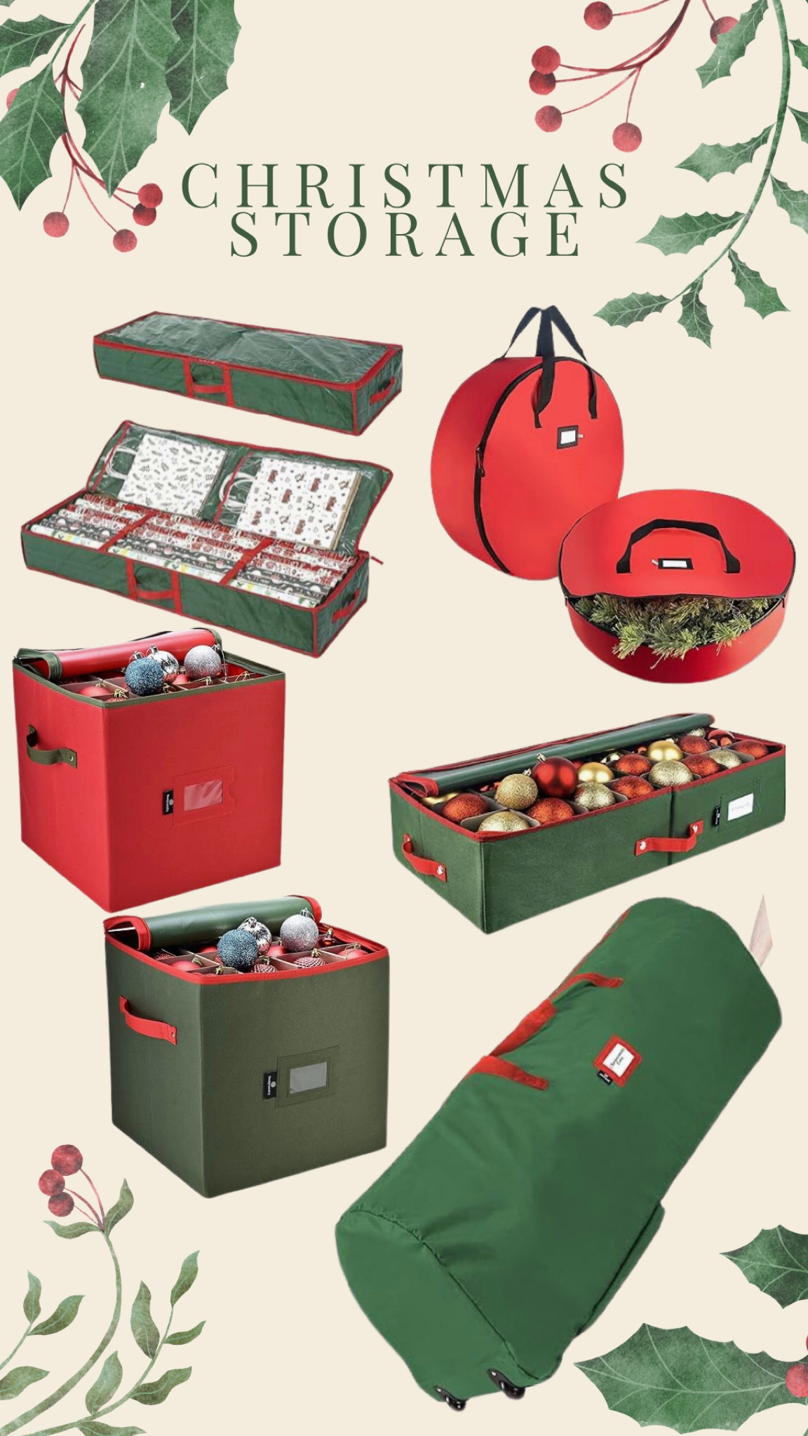 Christmas storage. After Christmas cleanup  

#LTKHoliday #LTKSeasonal #LTKhome