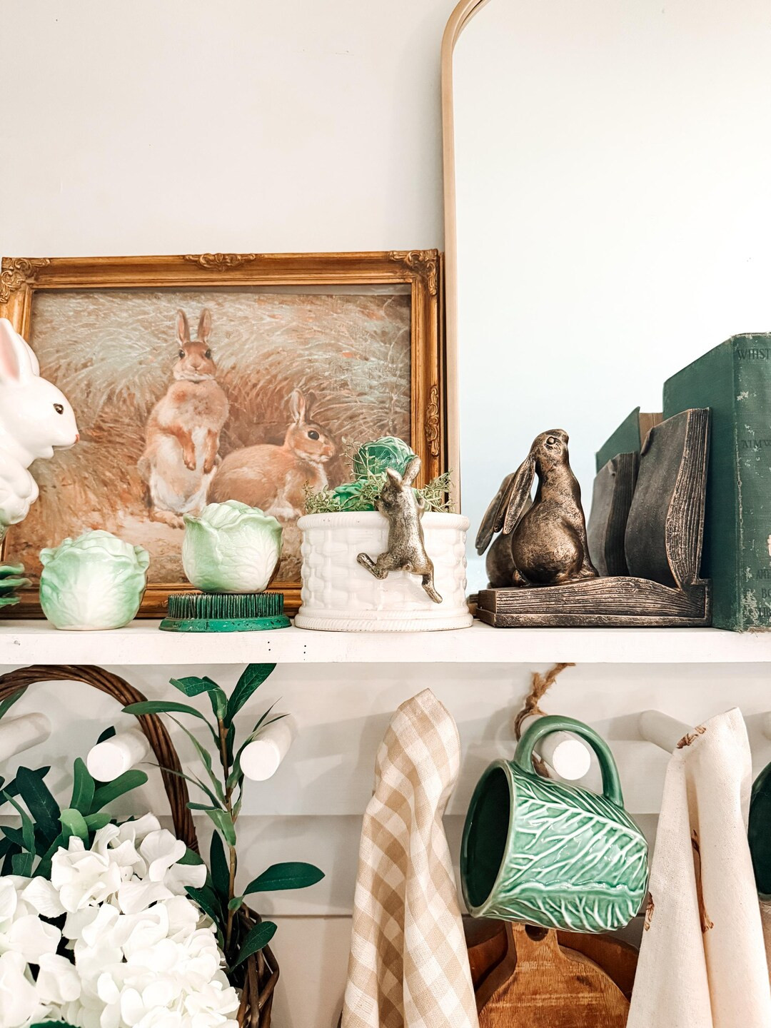 Mini Bunny Pot Hugger | Bunny Planter Decor | Cottagecore Garden Accent | Whimsical Spring & East... | Etsy (US)