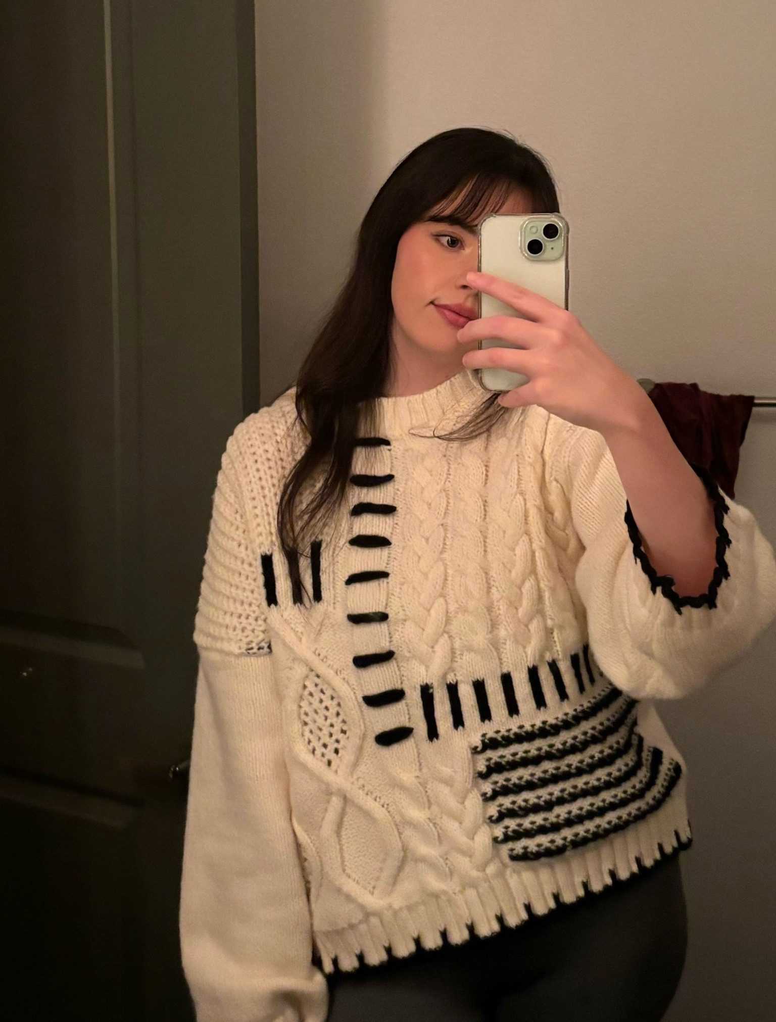 My favorite sweater atm. So thick and chunky. I bought a large. ❄️☃️🎄 

#LTKSeasonal #LTKHoliday #LTKGiftGuide