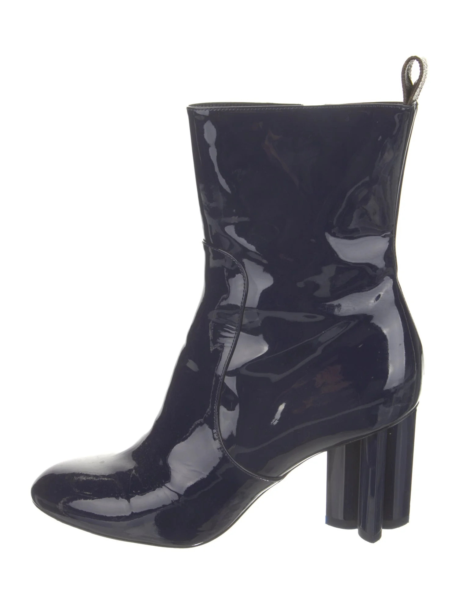 Louis Vuitton Patent Leather Boots - Black Boots, Shoes - LOU1220246 | The RealReal | The RealReal