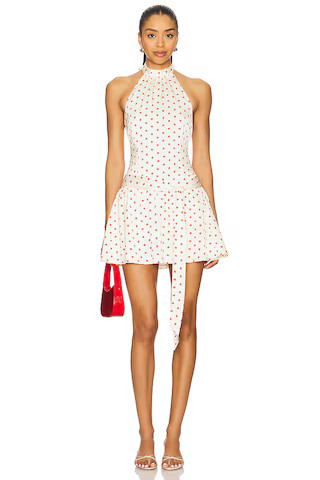MORE TO COME Kienna Mini Dress in Ivory & Red Dot from Revolve.com | Revolve Clothing (Global)