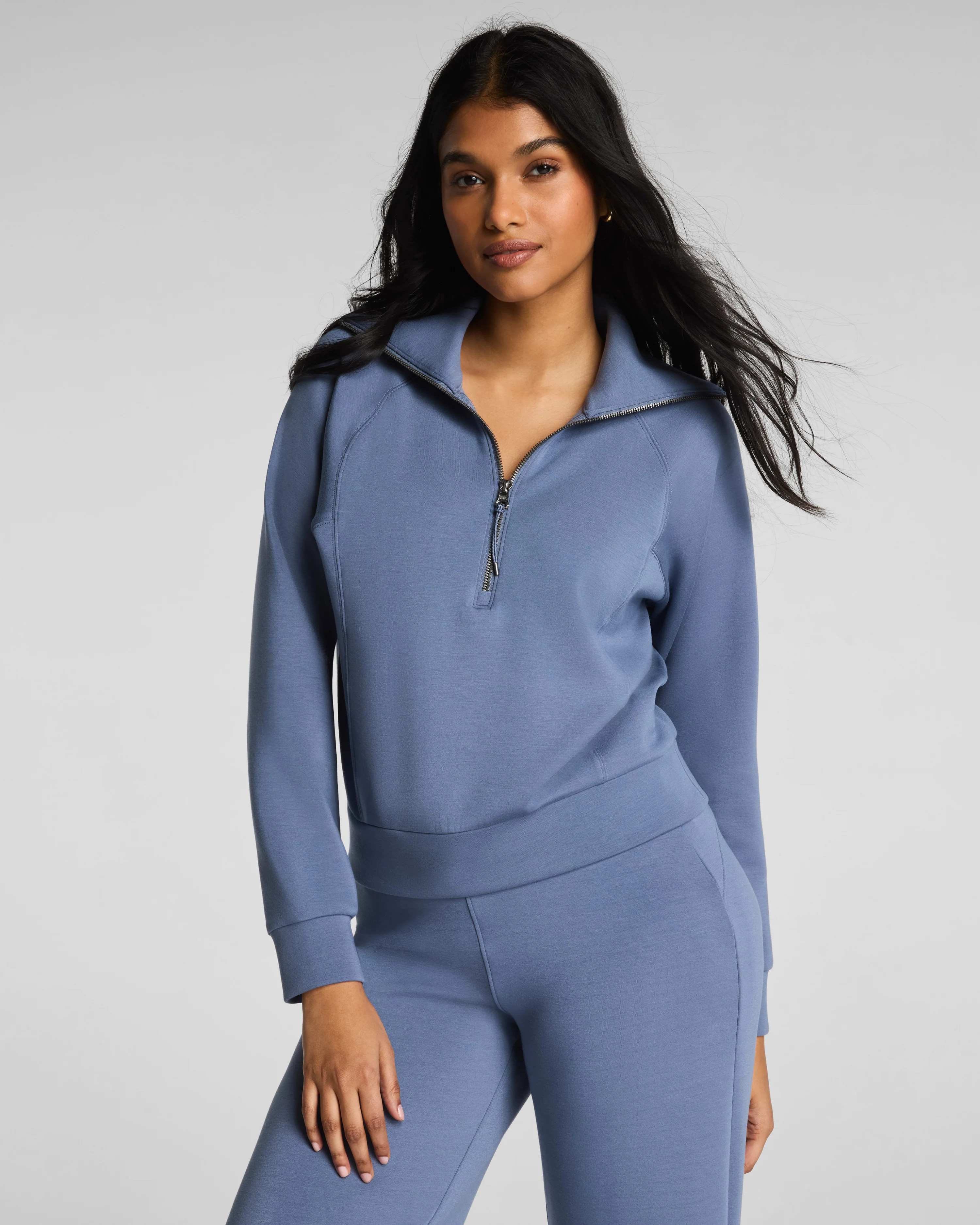 AirEssentials Lightweight Half Zip Sweatshirt | SPANX | Spanx Canada