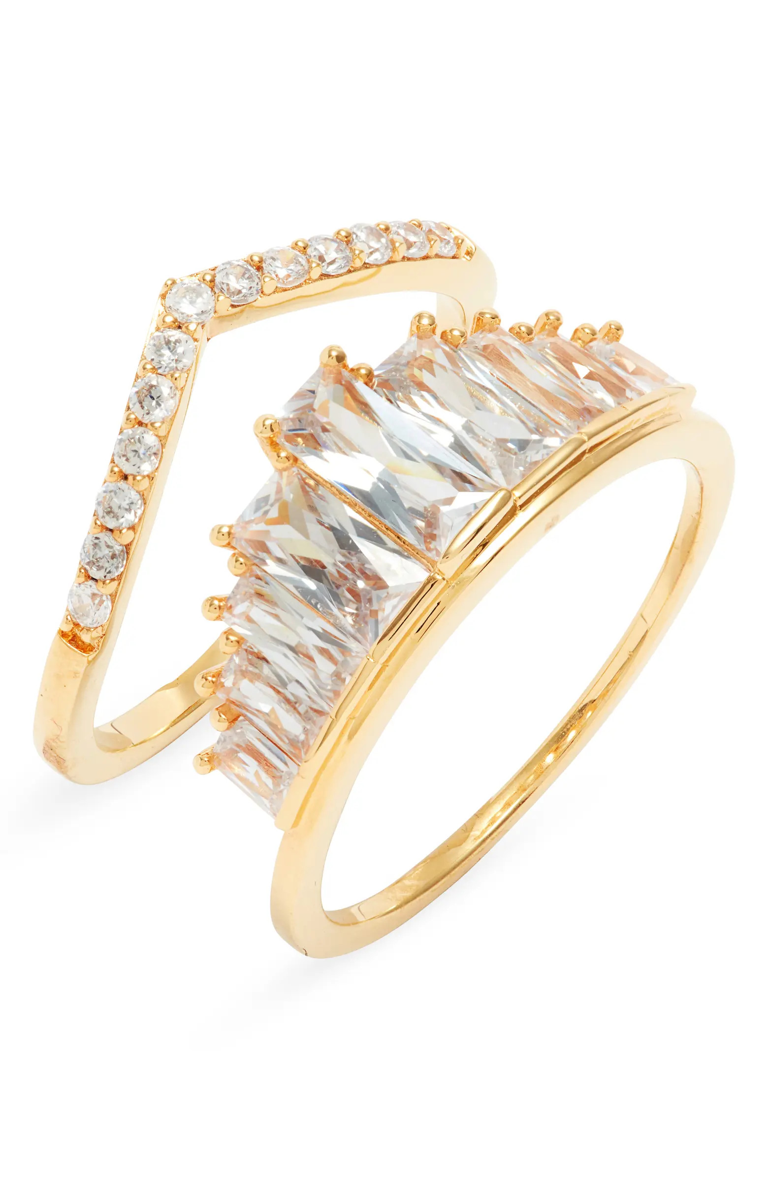 Set of 2 Cubic Zirconia Nesting Rings | Nordstrom