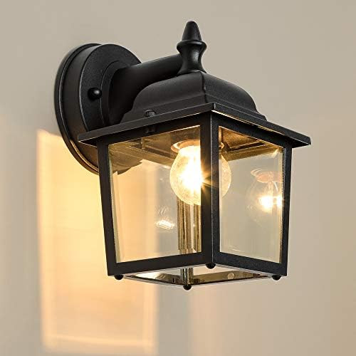 LPINYE Porch Light Exterior Wall Light Simple Modern Wall Lantern Waterproof Aluminum Wall Mount ... | Amazon (US)