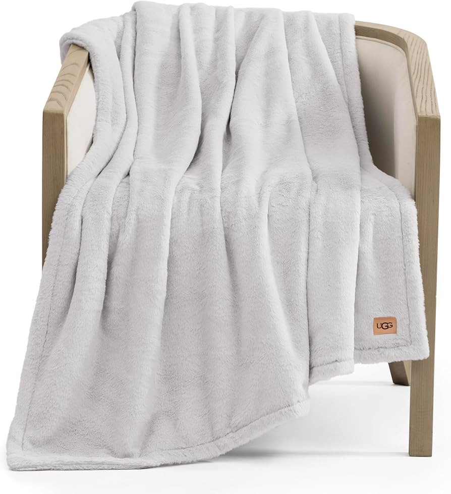UGG Faux Fur Throw Blanket - Soft Luxury Throw for Couch, Cozy Bedroom Decor & Living Room Decor,... | Amazon (US)