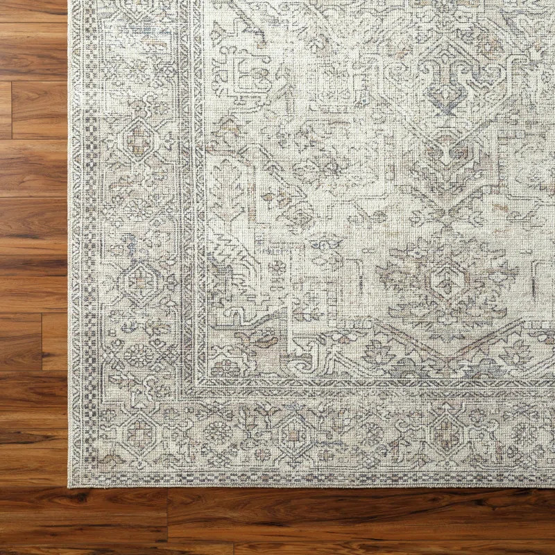 Becki Owens x Livabliss Margot Oriental Light Gray/Beige Area Rug | Wayfair North America