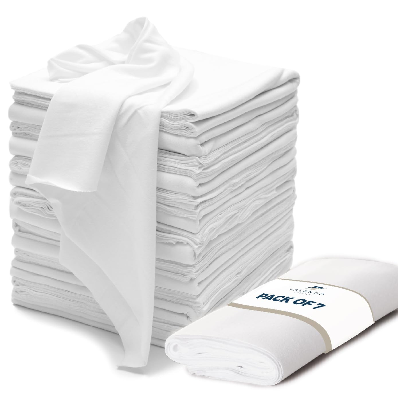 VALENGO New Lint Free Rags – 100% Cotton Cloth, Soft T-Shirt Rags, Lint Free Cloth for Staining... | Amazon (US)