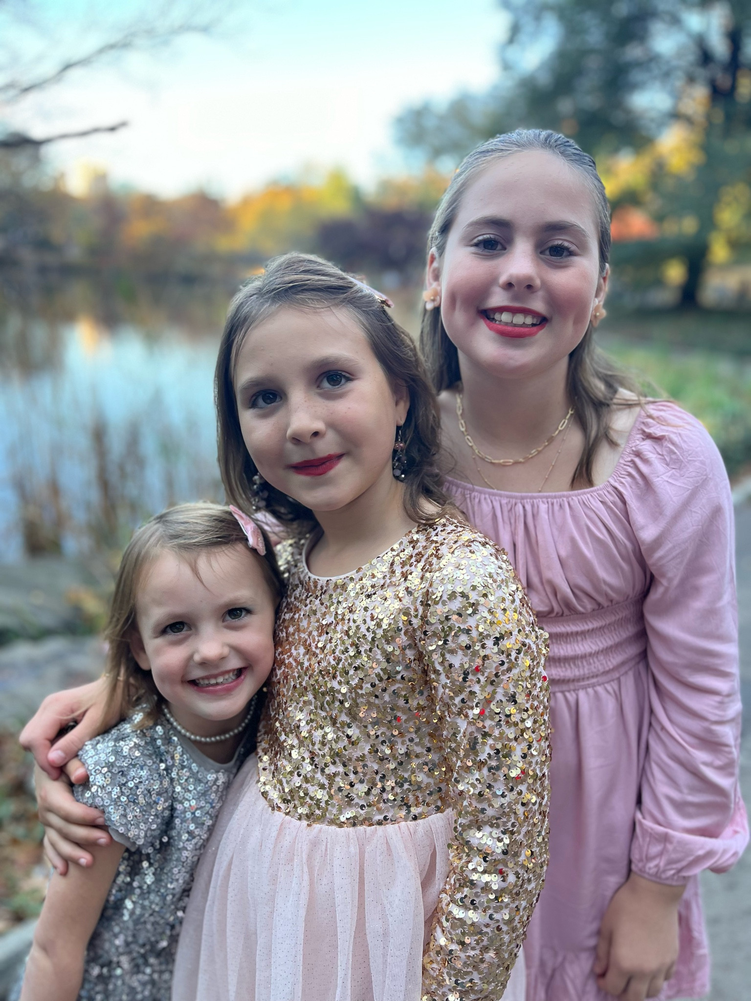 Holiday Outfits! Pretty in Pink, Gold, and lots of Sequins 💕 