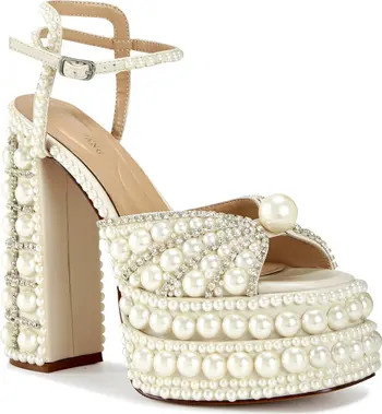 AZALEA WANG Astrella Ankle Strap Platform Sandal (Women) | Nordstrom | Nordstrom
