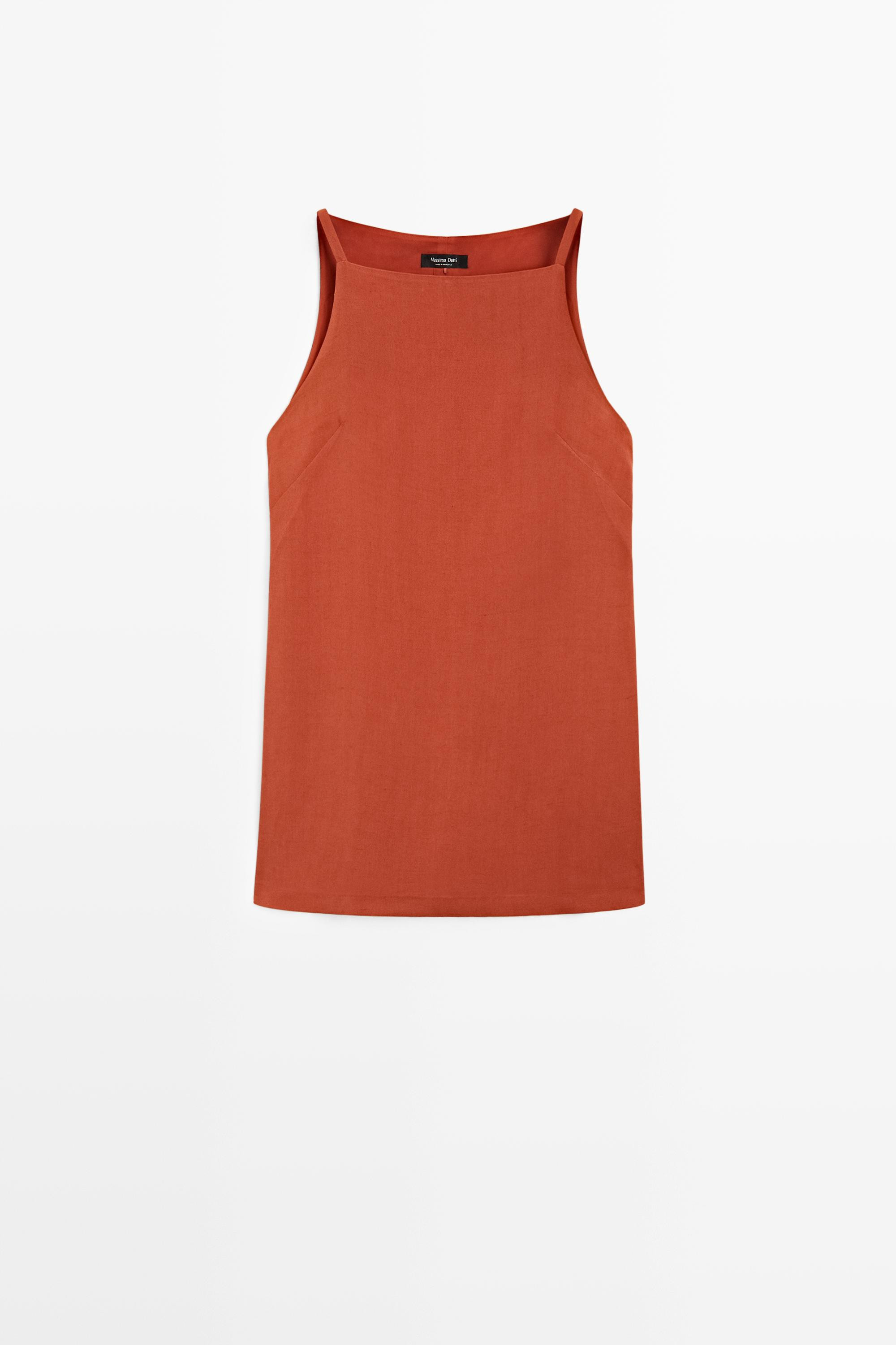 Strappy mini dress | Massimo Dutti UK