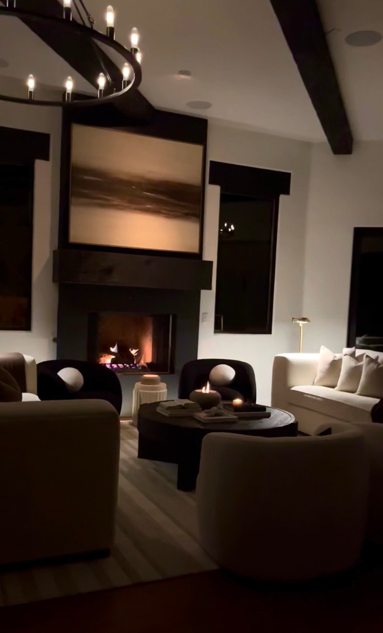 Cozy Night In Living Room Decor:

Nothing beats a cozy night in! My absolute favorite kind of evening! I love turning on the fireplace and soaking in the warm, relaxing vibe of my space. My velvet couches are not only super comfortable but also add rich texture and character, especially paired with my round pillows for a touch of variety in shape and style. My coffee table is styled with a few of my favorite home decor pieces - a gorgeous oversized candle, some decorative books, and a chic tray. And of course, the true showstopper is my oversized wall art that ties the whole look together! ✨

#livingroomdecor  #homedecorideas  #interiorstyling #modernlivingroom #cozyhomevibes #decorinspo #coffeetabledecor #wallartdecor #homeaesthetic #neutraldecor #affordabledecor #homestyle #interiordesigninspo
 

#LTKFindsUnder100 #LTKHome