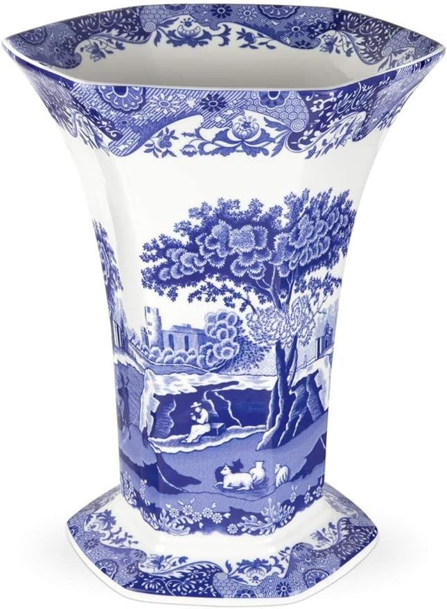 Spode Blue Italian Hexigonal Vase | Amazon (US)