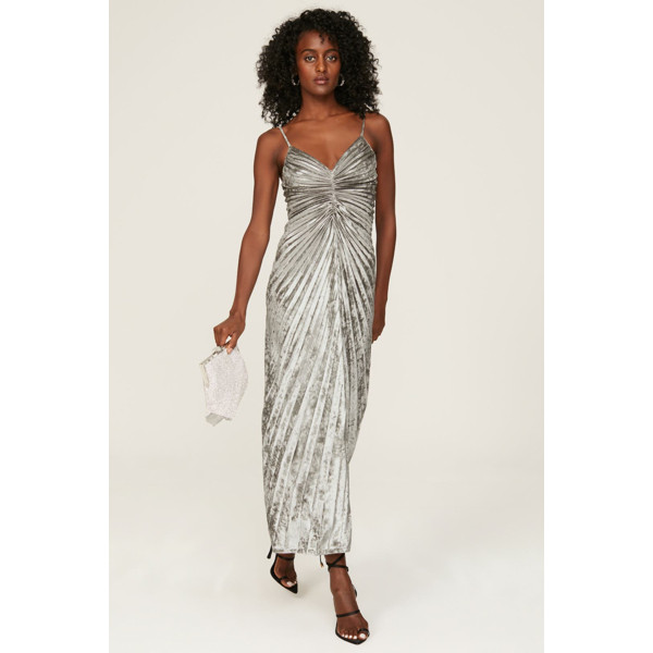 Delfi Collective Marilyn Dress silver | Rent the Runway