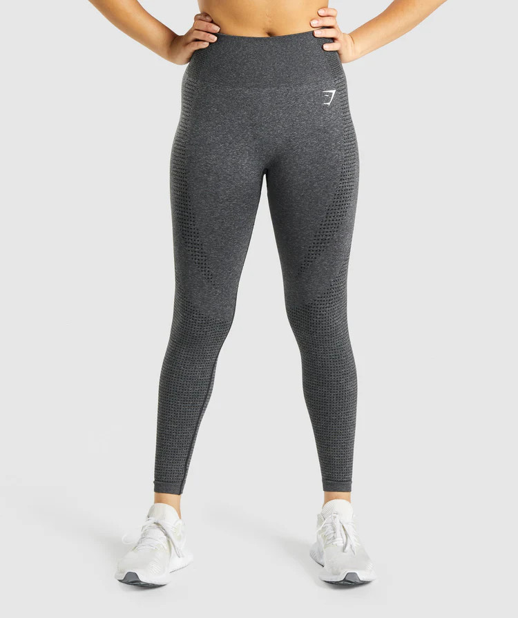 Gymshark Vital Seamless 2.0 Leggings - Charcoal Marl | Gymshark CA