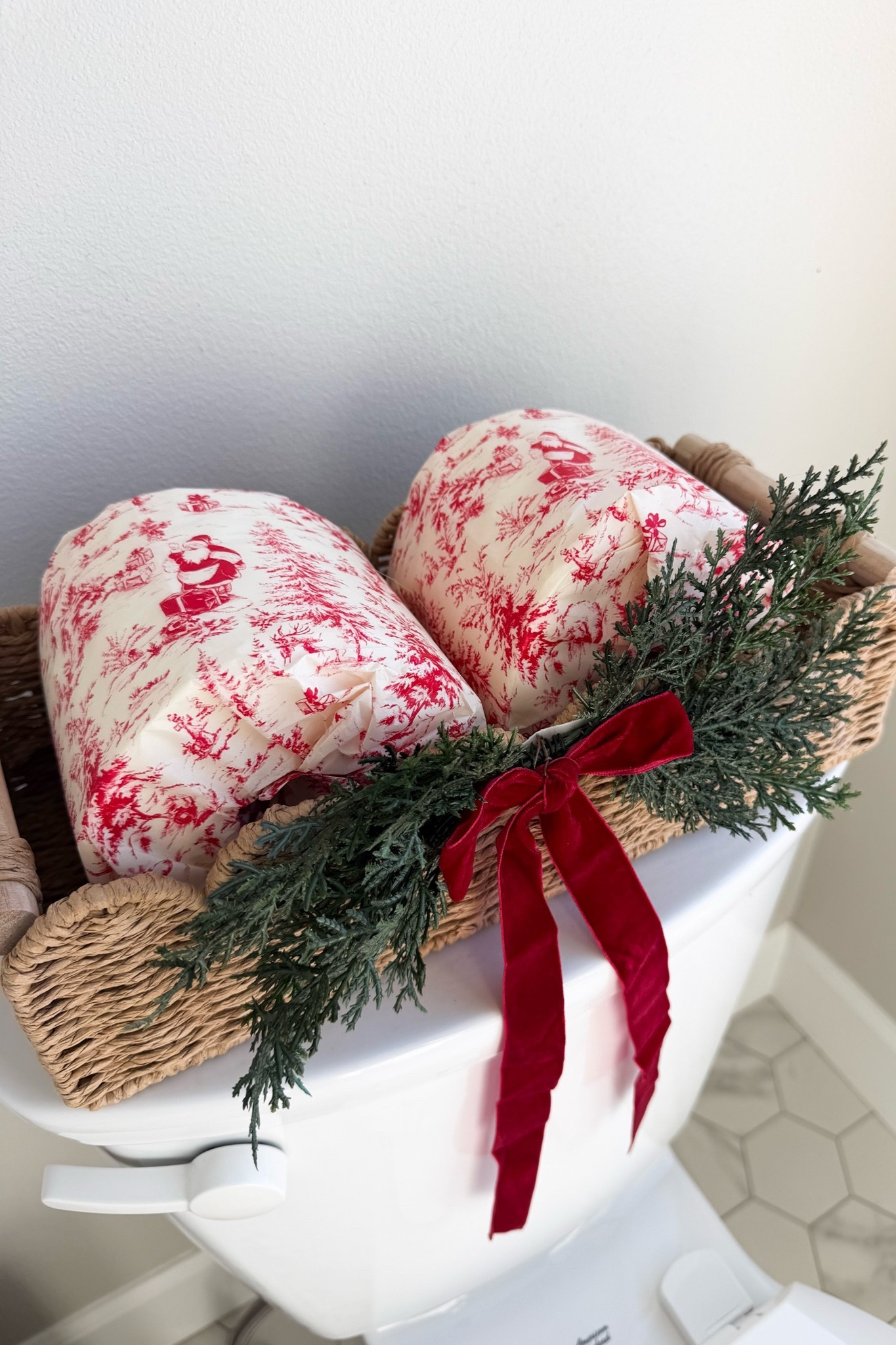 Easy holiday touches for the bathroom!

#LTKmomlife #LTKSeasonal #LTKHome
