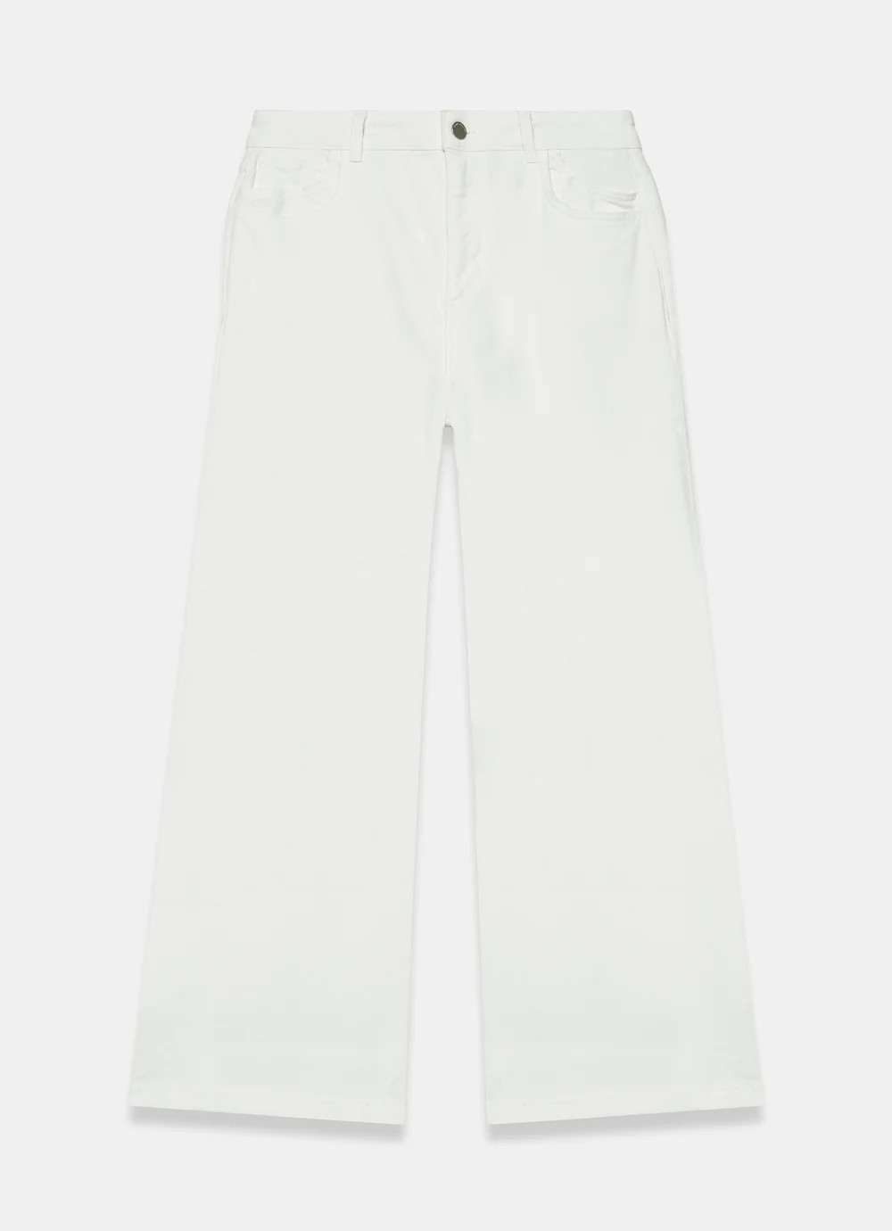 Cream Ankle Wide Leg Jeans | Mint Velvet