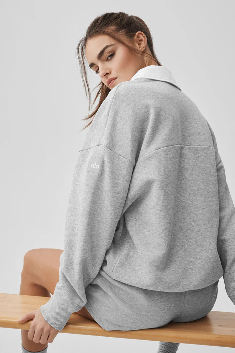 Take It Easy Long Sleeve Henley Pullover | Alo Yoga (US)