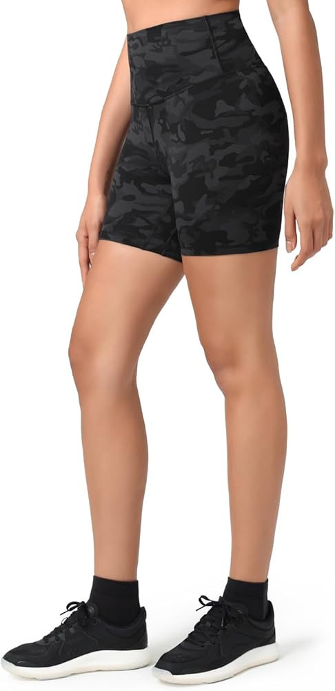 HeyNuts Workout Pro Biker Shorts 4''/ 6'', Compression High Waisted Workout Shorts | Amazon (US)