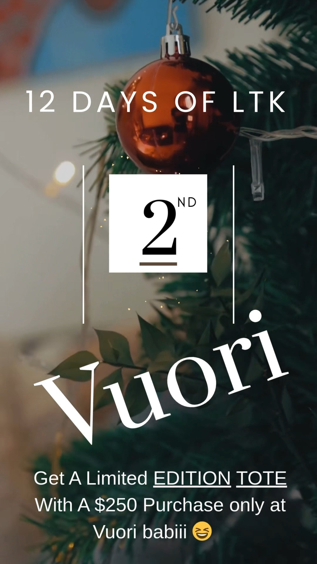💥 On The 2nd Day Of @LTK  Out Of 12. We Have @Vuori Clothing | Get A Limited EDITION TOTE 👜 With A $250 Purchase Babiii 😆  🫶🏼

#12daysofltk #vuori #trendin #holidaycountdown #dianatheeboss 

#LTKSeasonal #LTKGiftGuide #LTKHoliday