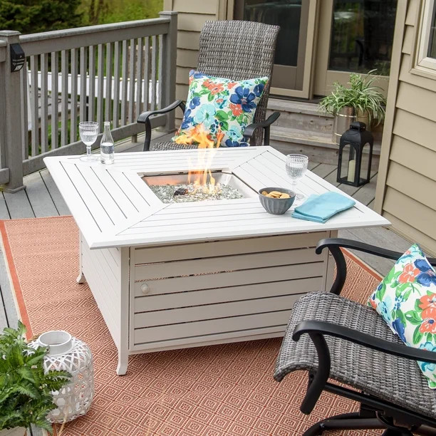 Belham Living Juneau 45 in. Fire Table with Free Cover | Walmart (US)
