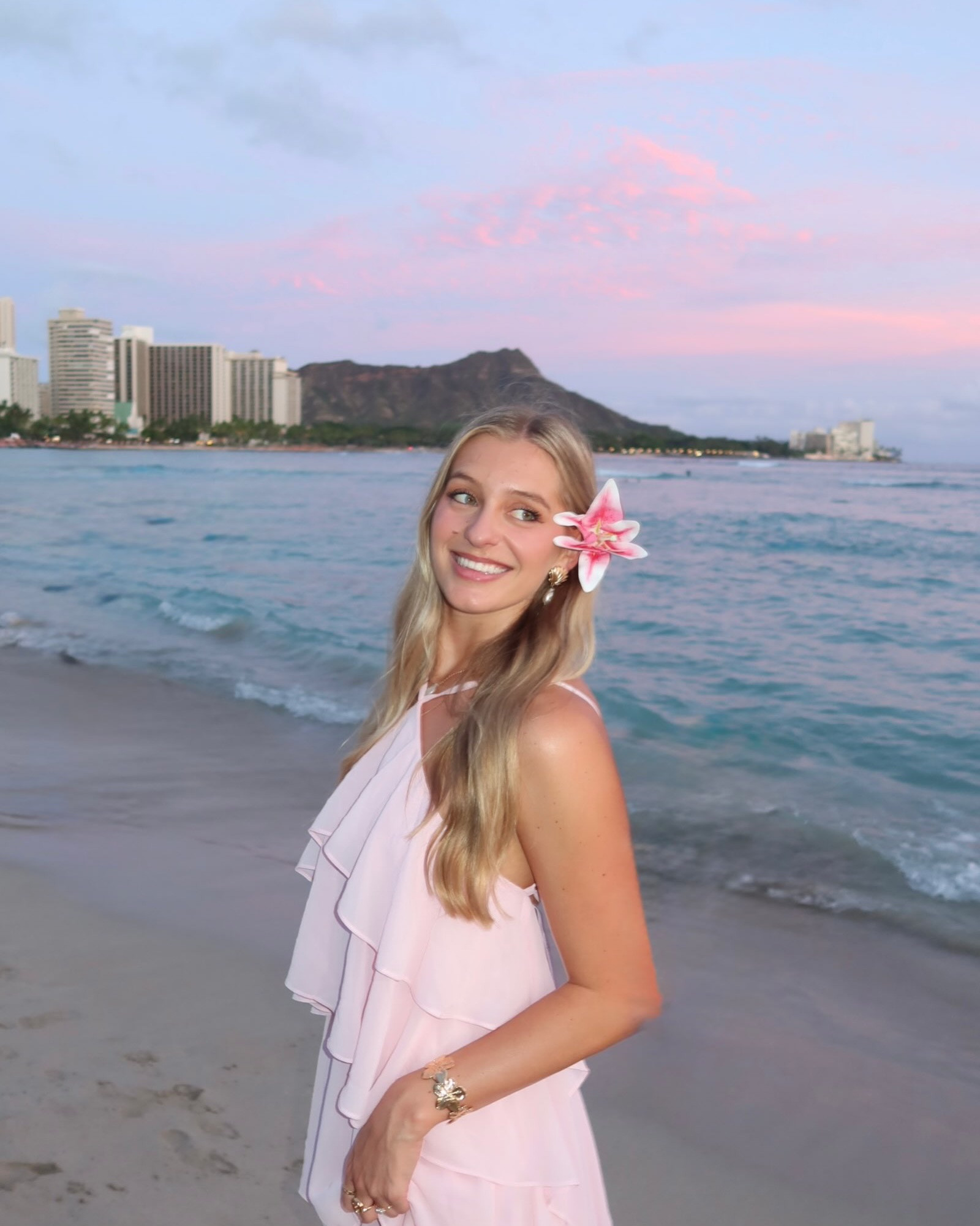 oahu sunset 🌸🌊