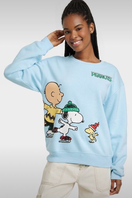 SALE ALERT!!! 
I bought it and I love it. It is so fun for the holiday season all the way through the winter. ❄️⛸️🎄 

Christmas sweatshirt
Peanuts holiday
Target find 

#LTKSeasonal #LTKsalealert #LTKHoliday