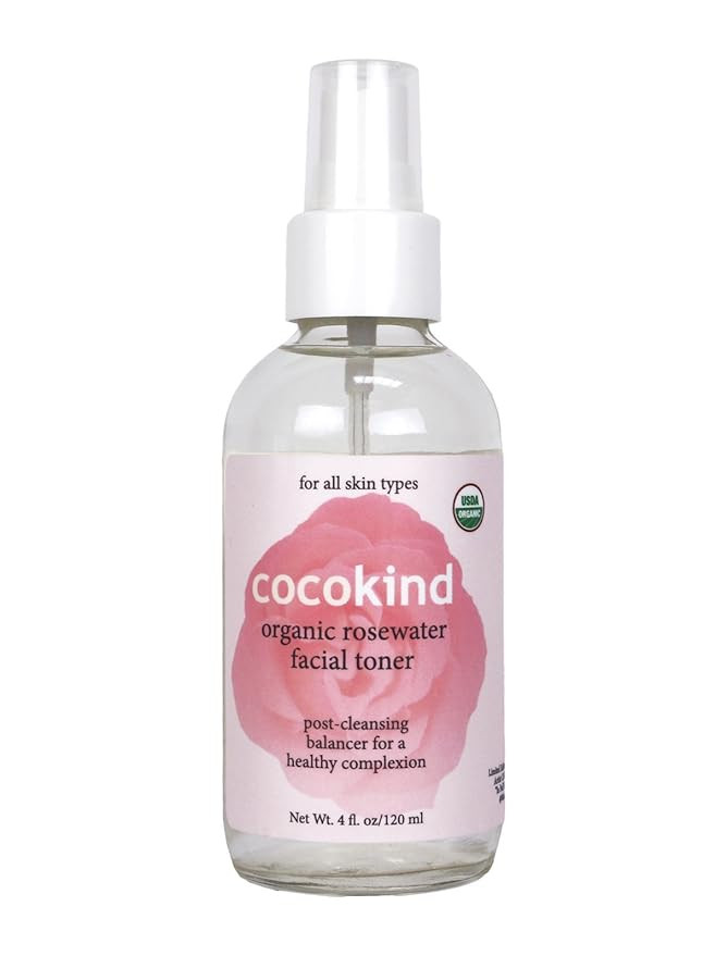Amazon.com : Rosewater Facial Toner by Cocokind, Multipurpose Spray to Set Makeup, Double Cleanse... | Amazon (US)