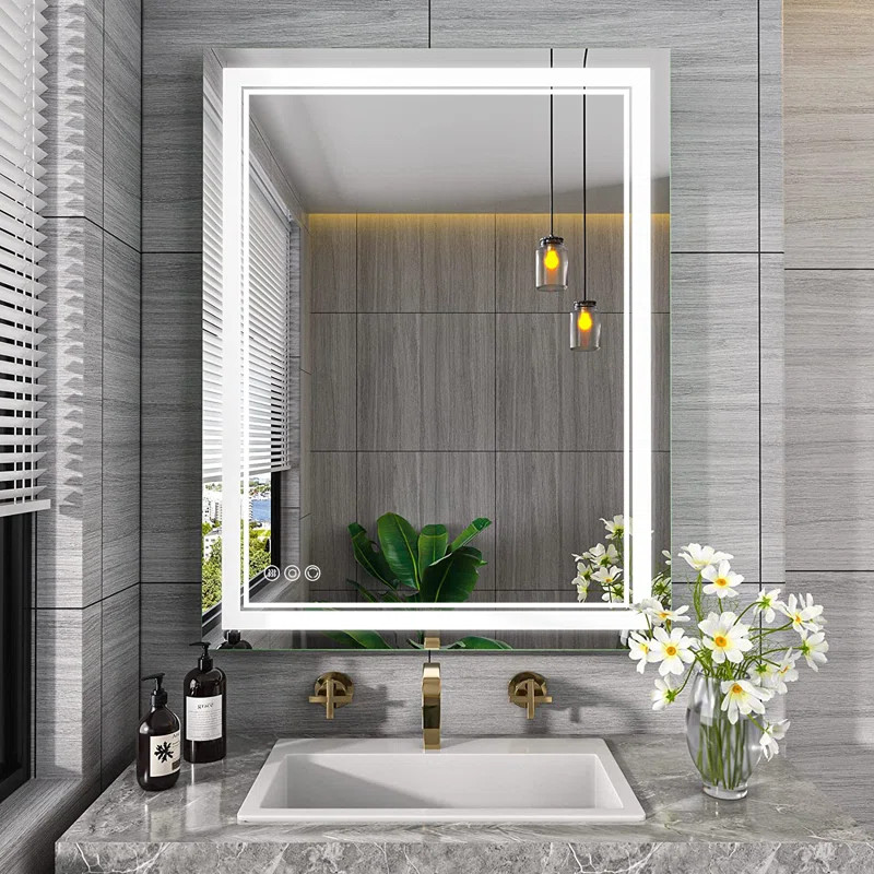 Atherton LED Wall Mirror | Wayfair North America