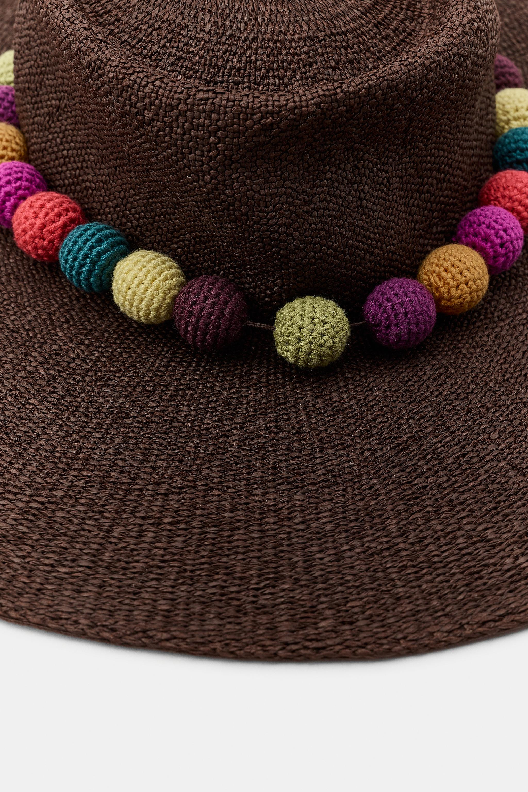 CROCHET BALL HAT | Zara US