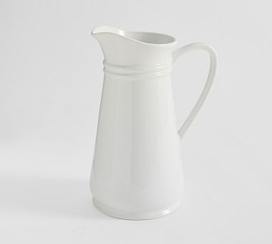 Caterer's Box Porcelain Pitcher | Pottery Barn (US)