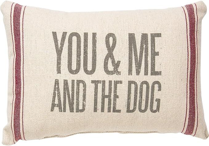 Primitives by Kathy Vintage Flour Sack Style Throw Pillow, 1 Count (Pack of 1), You & Me and The ... | Amazon (US)