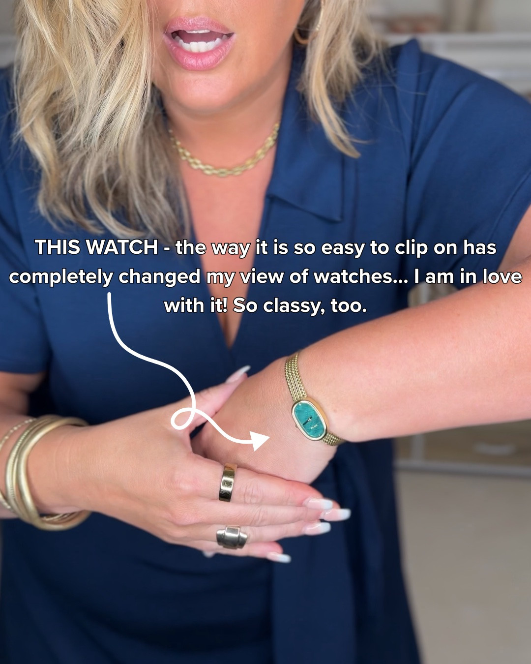 Best watch ever because I can actually put it on quickly!!!

#LTKSaleAlert #LTKPlusSize #LTKOver40