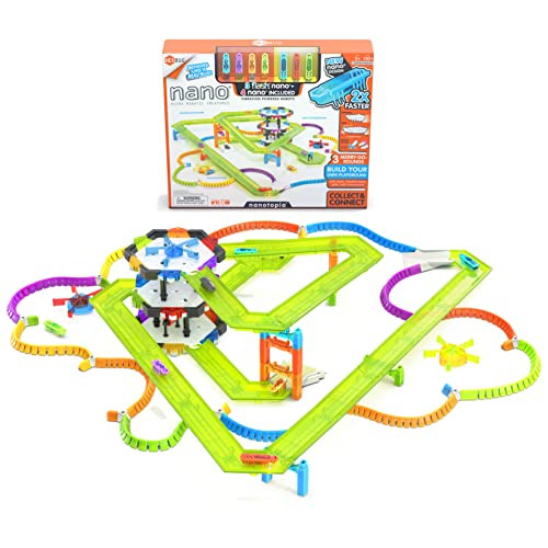 HEXBUG Nanotopia, Sensory Toys for Kids & Cats with Over 130 Pieces & 7 Nano Bugs, STEM Kits & Mini Robot Toy for Kids Ages 3 & Up, Batteries Included | Amazon (US)