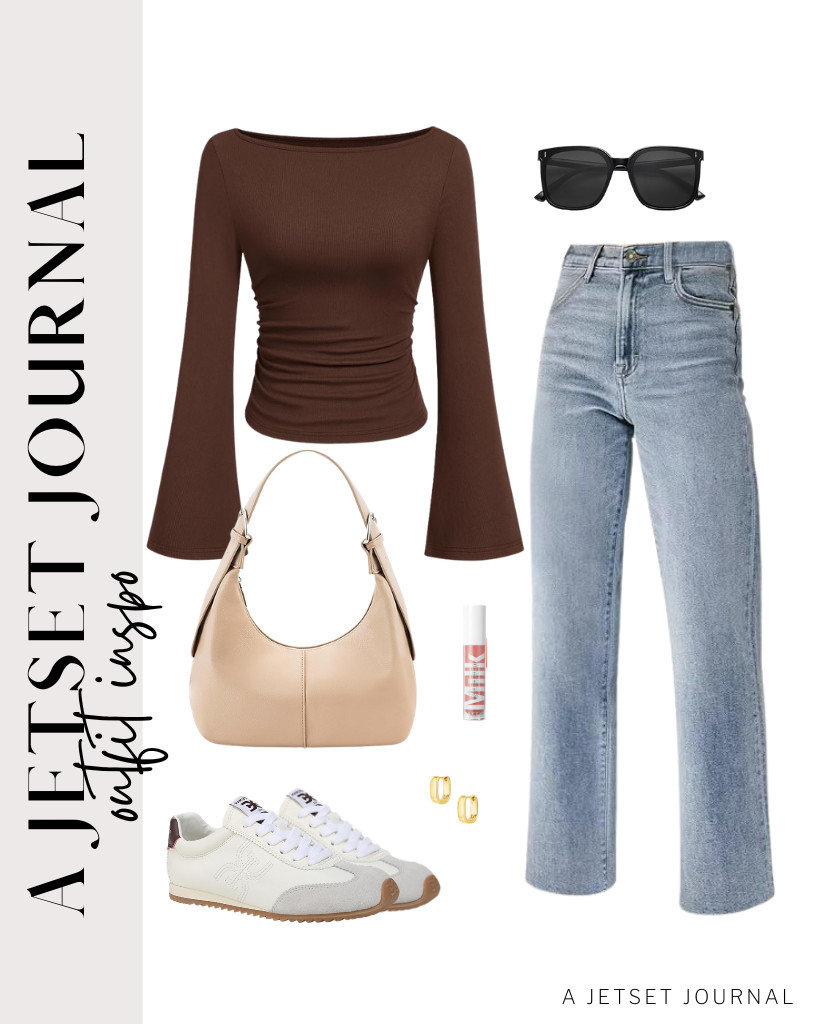 Sam Edelman’s Isella sneakers look so great with this pair of long-sleeve top and KDF straight-leg jeans. I normally pop on these chunky hoop earrings to enhance the outfit. 

 #LTKSeasonal #LTKSaleAlert #LTKTravel