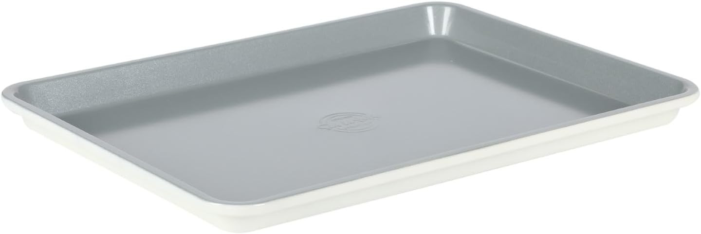 Sur La Table Kitchen Essentials Bake Sale 15 X 10 Inch PFOA, PFAS, PTFE Free Nonstick Cookie/Baking Sheet - Linen White | Amazon (US)
