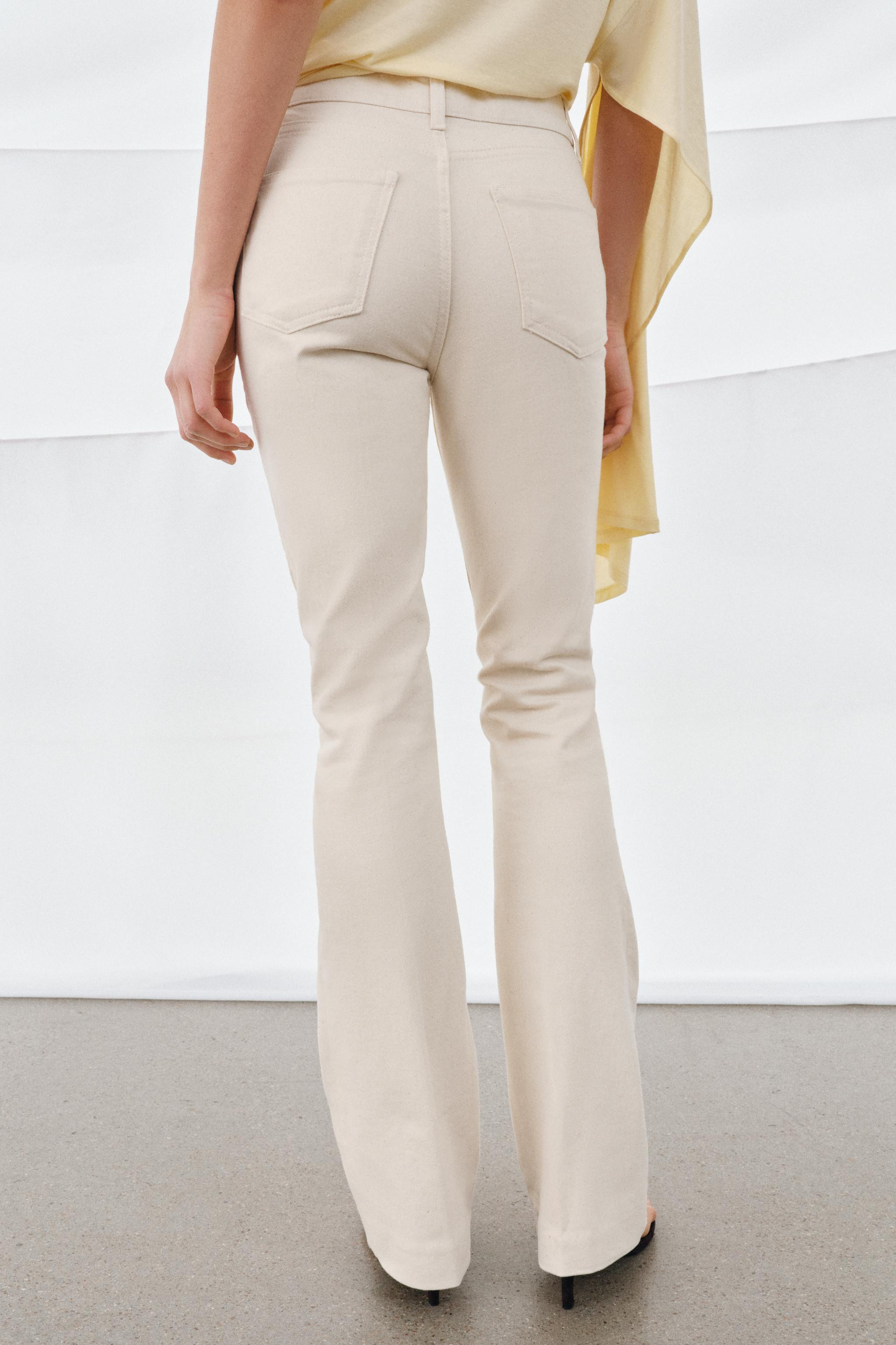ZW COLLECTION MID-RISE BOOTCUT JEANS | Zara US
