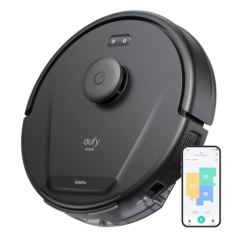 eufy L60 Robot Vacuum, Ultra Strong 5,000 Pa Suction, iPath Laser Navigation, for Deep Floor Cleaning, Ideal for Hair, Hard Floors | Amazon (US)