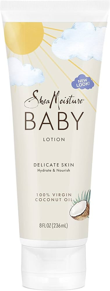 SheaMoisture Baby Lotion 100% Virgin Coconut Oil for Baby Skin Baby Lotion Clear Skin Moisturizer... | Amazon (US)