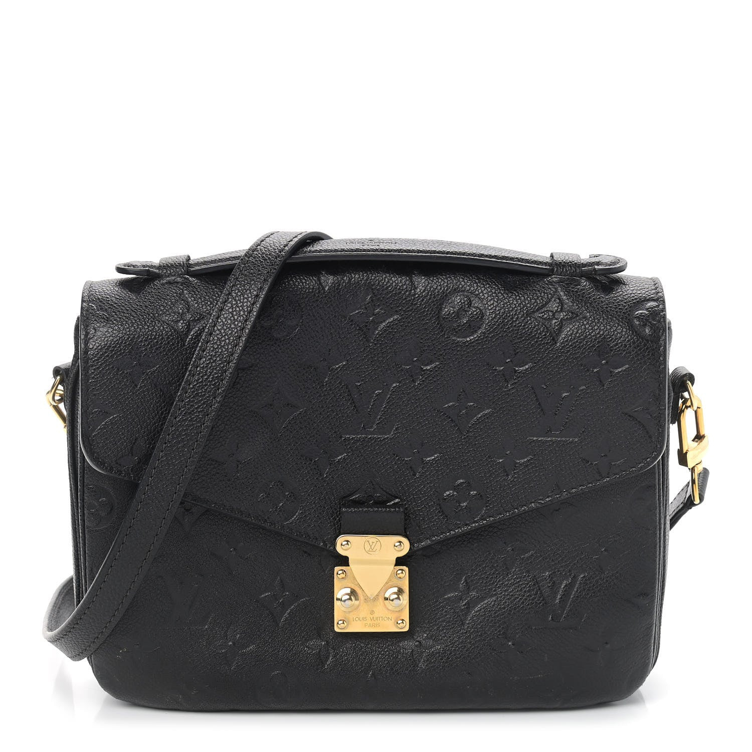 LOUIS VUITTON Empreinte Pochette Metis Black | FASHIONPHILE (US)