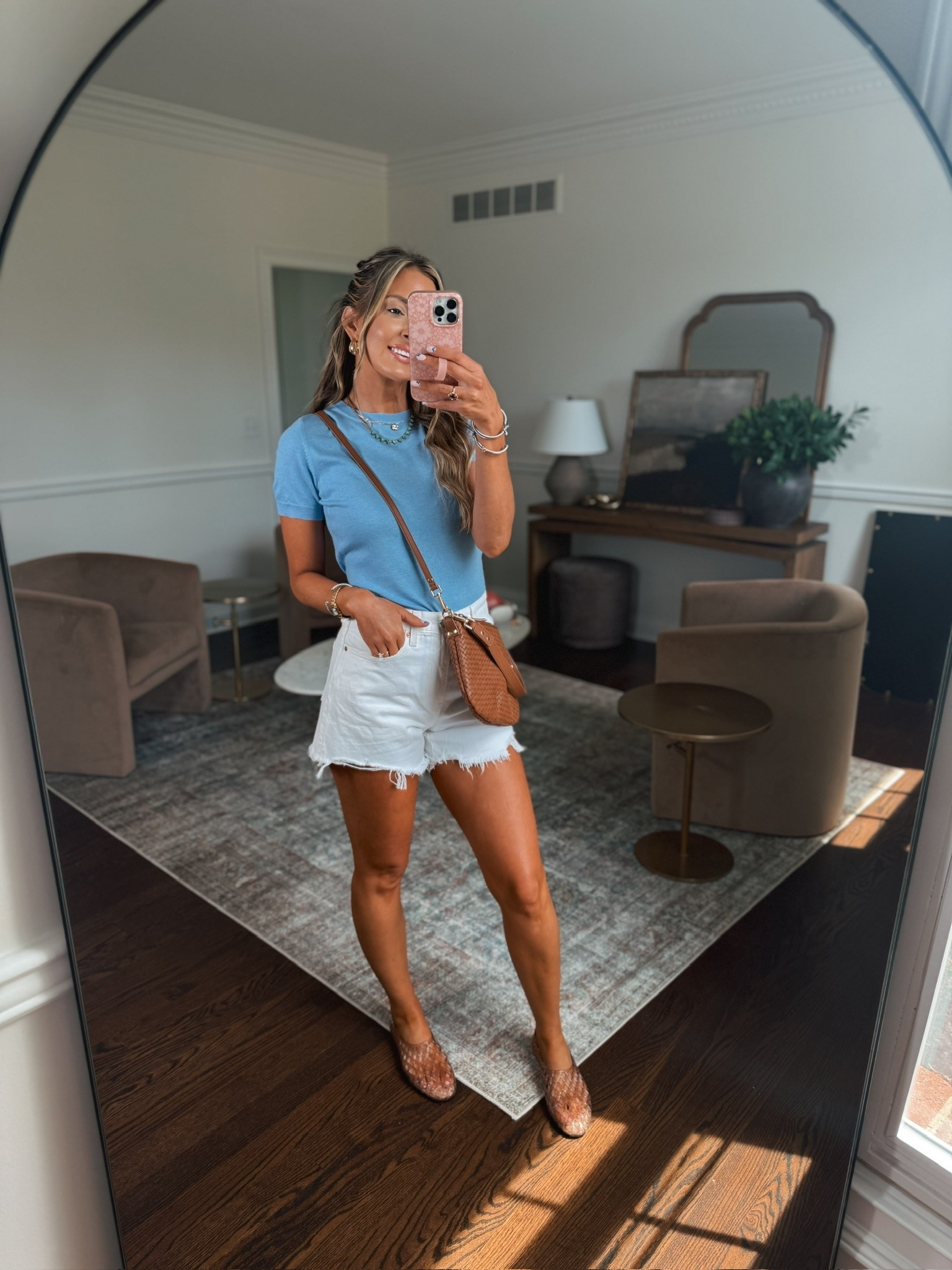 Casual summer outfit idea! Mom friendly Jean shorts and the softest lightweight sweater.

#LTKootd #LTKgrwm #LTKmomlife