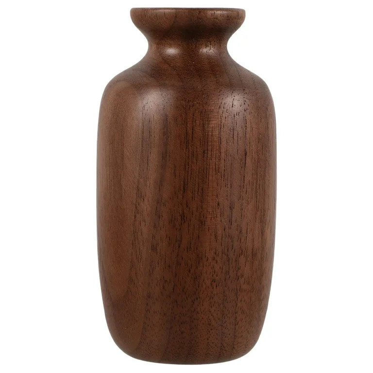Zcyifa Wood Vase Wood Flower Vase Flower Bud Vase Chinese Style Wood Grain Planter Flower Arrange... | Walmart (US)