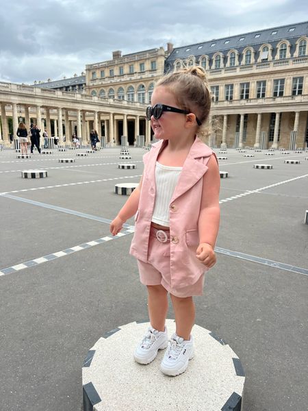 Little girl fashion, travel, France, vacation, sunglasses, Barbie outfit

#LTKkids #LTKtravel #LTKeurope