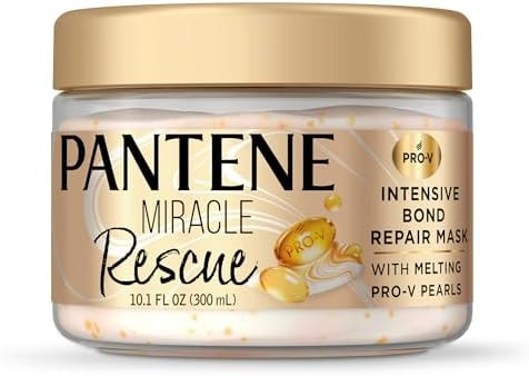Pantene Miracle Rescue Hair Mask, Intensive Bond Repair with Melting Pro-V Pearls, Melts Away Dam... | Amazon (US)